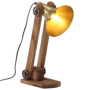 vidaXL Lampă de birou 25 W, alamă antichizată, 23x13x52 cm, E27 imagine