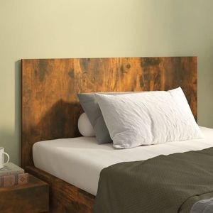 vidaXL Tăblie de pat, stejar afumat, 120x1, 5x80 cm, lemn compozit imagine