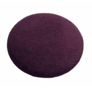 Nasture decorativ rotund, imbracat in catifea violet inchis 4 cm marimea 60 imagine