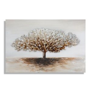 Tablou decorativ Tree Alluminium -A, Mauro Ferretti, 120x80 cm, canvas pictat manual, multicolor imagine
