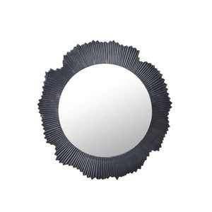 Oglinda Yamir, Bizzotto, Ø 62 cm, aluminiu/sticla, negru imagine