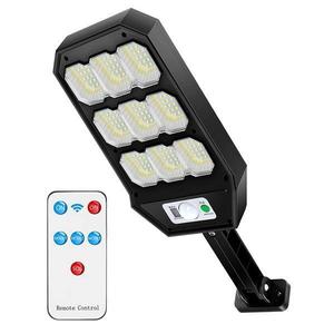 Lampa Solara Stradala 189 Led-uri Teno®, senzor de miscare, 3 moduri de iluminare, protectie IP65, Waterproof, exterior, negru imagine