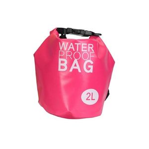 Geanta de plaja impermeabila si plutitoare 2 L, Waterproof Floating, polivinil, roz imagine