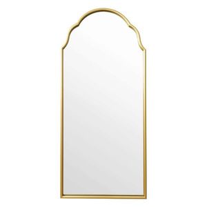 Oglinda decorativa Eros, Pakoworld, 58x132 cm, metal, auriu imagine