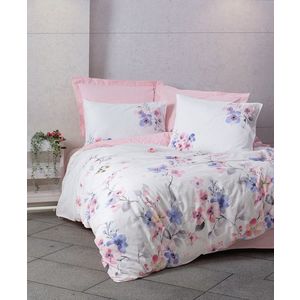 Lenjerie de pat pentru o persoana (DE), Jayda - Pink, Cotton Box, Bumbac Ranforce imagine