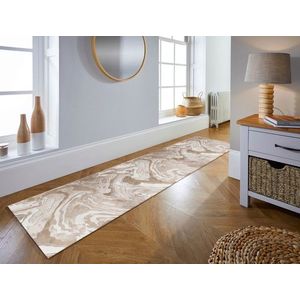 Covor Marbled, Flair Rugs, 60x230 cm, polipropilena/poliester, natural imagine