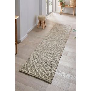 Covor Minerals, Flair Rugs, 60x230 cm, lana/poliester, natural imagine