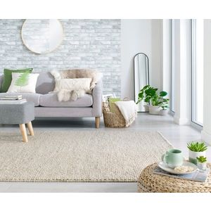 Covor Minerals, Flair Rugs, 160x230 cm, lana/poliester, natural imagine