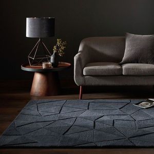 Covor Shard Charcoal, Flair Rugs, 200x290 cm, lana, carbune imagine