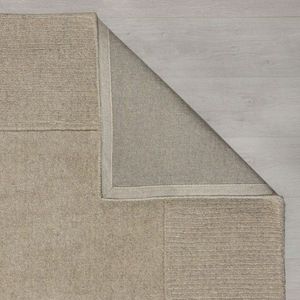 Covor Textured Border, Flair Rugs, 60x230 cm, lana, natural imagine