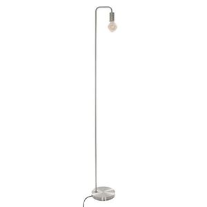 Lampadar Keli, Pakoworld, 20x20x150 cm, 1 x E27, 40W, metal, argintiu imagine