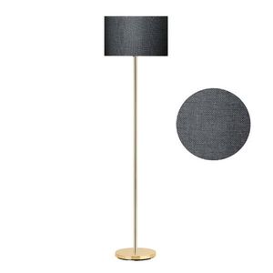 Lampadar Clap, Pakoworld, 30x30x150 cm, 1 x E27, 100W, metal/PVC, auriu/negru imagine