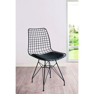 Scaun, Çilek, Dark Metal Chair, 53x82x45 cm, Multicolor imagine