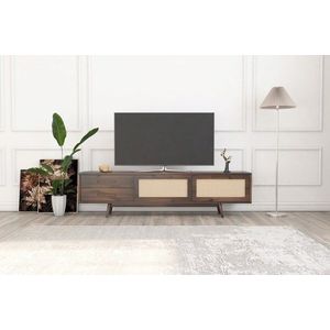 Comoda TV, Dekzy, DZ072, 180x45x30 cm, Maro imagine