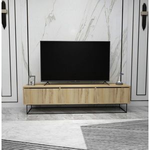 Comoda TV, Kalune Design, Kordon 180, Pâslă / Negru imagine