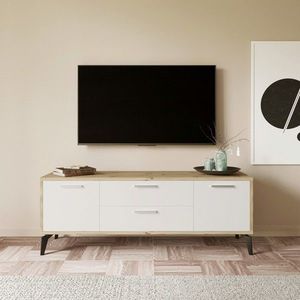 Comoda TV, Lacivert, Sude, 150x55x40 cm, Alb imagine