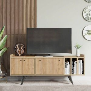 Comoda TV, Mod Design, Brukge, Stejar imagine