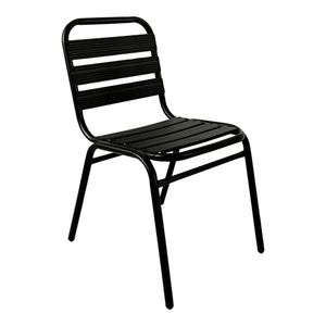 Scaun de gradina Sussie Chair, Pakoworld, 45x62x76 cm, aluminiu/otel, negru imagine