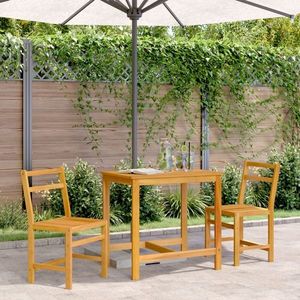 vidaXL Set mobilier de balcon, 3 piese, lemn masiv de acacia imagine