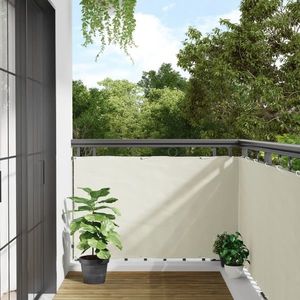 vidaXL Paravan de grădină, alb, 600x90 cm, PVC imagine