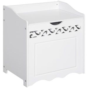 HOMCOM mobilier pentru lenjerii, 55x34x58 cm, alb | AOSOM RO imagine