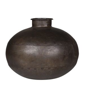 Vaza Grimaud din metal negru 35x32 cm imagine