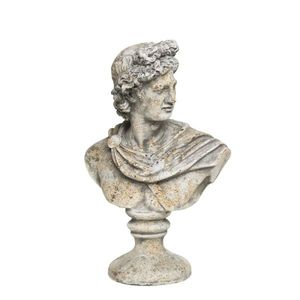 Statueta bust Caesar gri antichizat 19x11x30.5 cm imagine