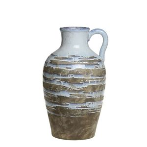 Vaza Opal din ceramica albastru 30x50 cm imagine
