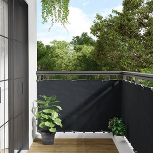 vidaXL Paravan de balcon, antracit, 90 x 300 cm, țesătură oxford imagine