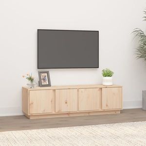 vidaXL Comodă TV, 140x40x40 cm, lemn masiv de pin imagine