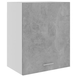 vidaXL Dulap suspendat, gri beton, 50 x 31 x 60 cm, lemn prelucrat imagine