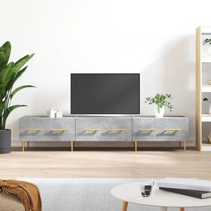 vidaXL Comodă TV, gri beton, 150x36x30 cm, lemn prelucrat imagine