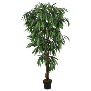 vidaXL Arbore de mango artificial 900 de frunze 180 cm verde imagine