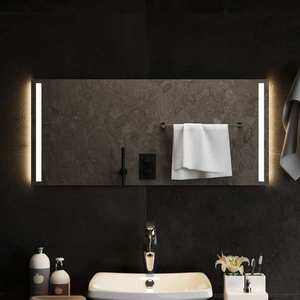 vidaXL Oglindă de baie cu LED, 90x40 cm imagine