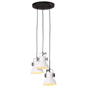 vidaXL Lampă suspendată, alb, 30x30x100 cm, 25 W, E27 imagine