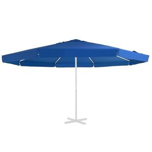 vidaXL Pânză de schimb umbrelă soare exterior albastru azuriu 500 cm imagine