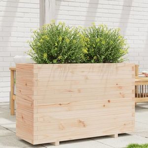 vidaXL Jardinieră de grădină, 110x40x72, 5 cm, lemn masiv de pin imagine