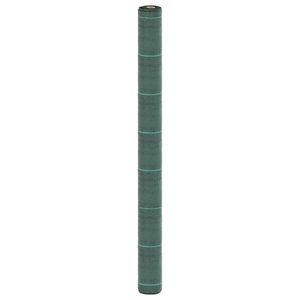 vidaXL Membrană antiburuieni, verde, 1, 5x100 m, PP imagine