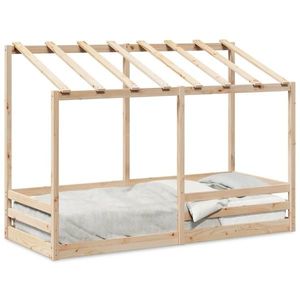 vidaXL Acoperiș pat de copii, 90x190 cm, lemn masiv de pin imagine