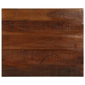vidaXL Blat de masă, 60x50x2, 5 cm, dreptunghiular, lemn masiv reciclat imagine