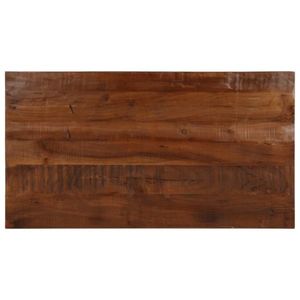 vidaXL Blat de masă, 110x60x2, 5cm, dreptunghiular, lemn masiv reciclat imagine