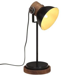 vidaXL Lampă de birou 25 W, negru, 17x17x50 cm, E27 imagine