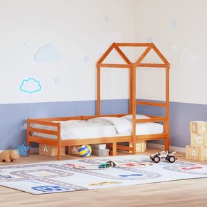 vidaXL Acoperiș pat de copii, 118x70x176, 5 cm, lemn masiv de pin imagine