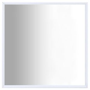 vidaXL Oglindă, alb, 50x50 cm imagine