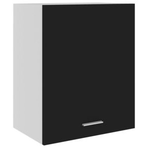 vidaXL Dulap suspendat, negru, 50 x 31 x 60 cm, lemn prelucrat imagine