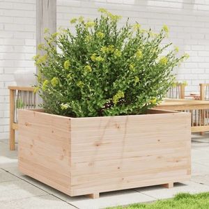 vidaXL Jardinieră de grădină, 90x90x49, 5 cm, lemn masiv de pin imagine