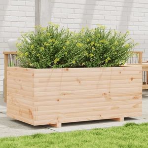vidaXL Jardinieră de grădină, 110x60x49, 5 cm, lemn masiv de pin imagine
