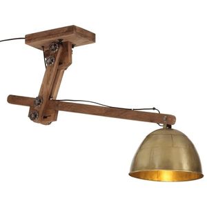 vidaXL Lampă de tavan 25 W, alamă antichizată, 105x30x65-108 cm, E27 imagine