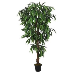 vidaXL Arbore de mango artificial 600 de frunze 150 cm verde imagine