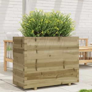vidaXL Jardinieră de grădină, 90x40x72, 5 cm, lemn de pin impregnat imagine